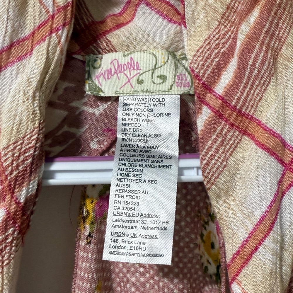 free people american pie patchwork kimono - Picture 3 of 6